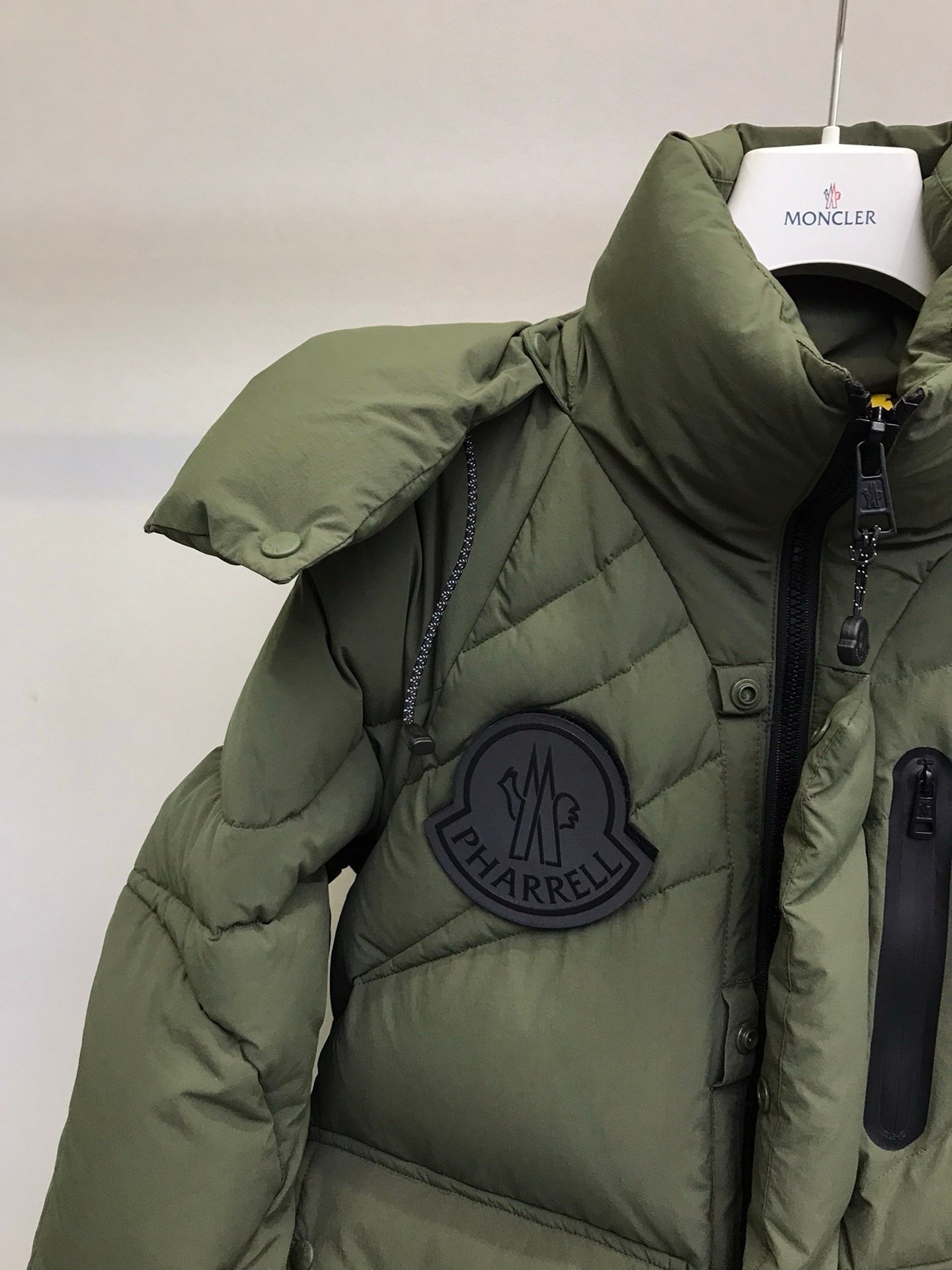Moncler Genius Chestnut Green Down Jacket - Afbeelding 6