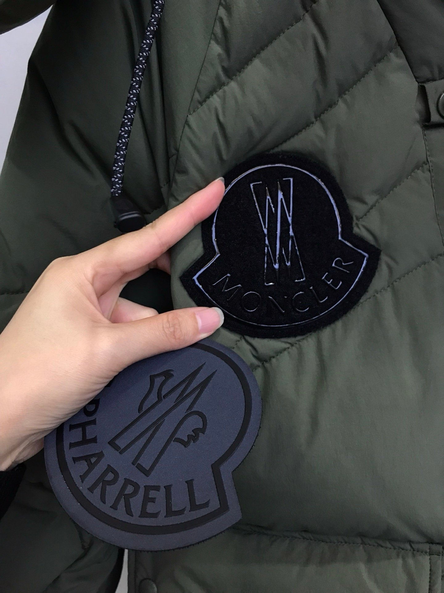 Moncler Genius Chestnut Green Down Jacket - Afbeelding 8