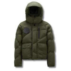 Moncler Genius Chestnut Green Down Jacket