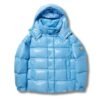 Moncler Maya 70 Hooded Down Jacket Sky Blue