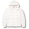 Moncler Maya  Hooded Down Jacket Off-White