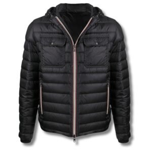 Moncler Douret Short Down Jacket Black