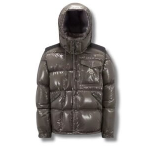 Moncler Karakorum Ripstop Hooded Down Jacket Khaki