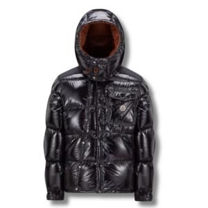 Moncler Karakorum Ripstop Hooded Down Jacket Black