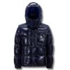 Moncler Karakorum Ripstop Hooded Down Jacket Navy Blue