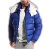 Moncler Poirier Down Jacket Blue/White