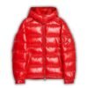 Moncler Maya Hooded Down Jacket Red