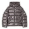 Moncler Maya Hooded Down Jacket Grey
