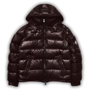 Moncler Maya  Hooded Down Jacket Brown