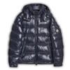 Moncler Maya  Hooded Down Jacket Navy Blue