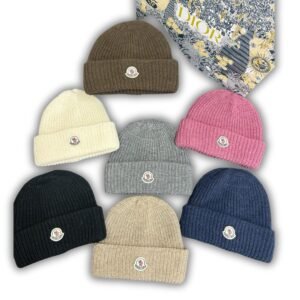 Moncler Logo Wool Beanie