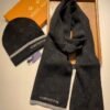 Louis Vuitton Monogram Sjaal & Muts Black/Grey