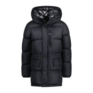 Burberry Haworth Mid Length Down Jacket Black