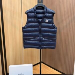 Alternative view of Moncler Lechtal Down Bodywarmer Navy Blue