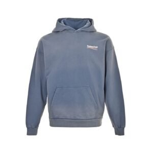 Balenciaga Oversized Hoodie Blue