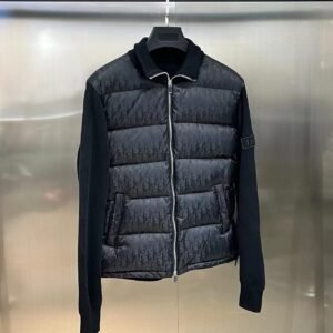 Alternative view of Dior Oblique Blouson Black Wool Knit