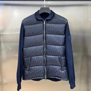 Alternative view of Dior Oblique Blouson Navy Blue Wool Knit