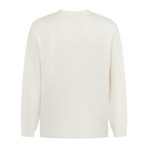 Alternative view of Loewe Anagram Sweater In Cotton Blend White