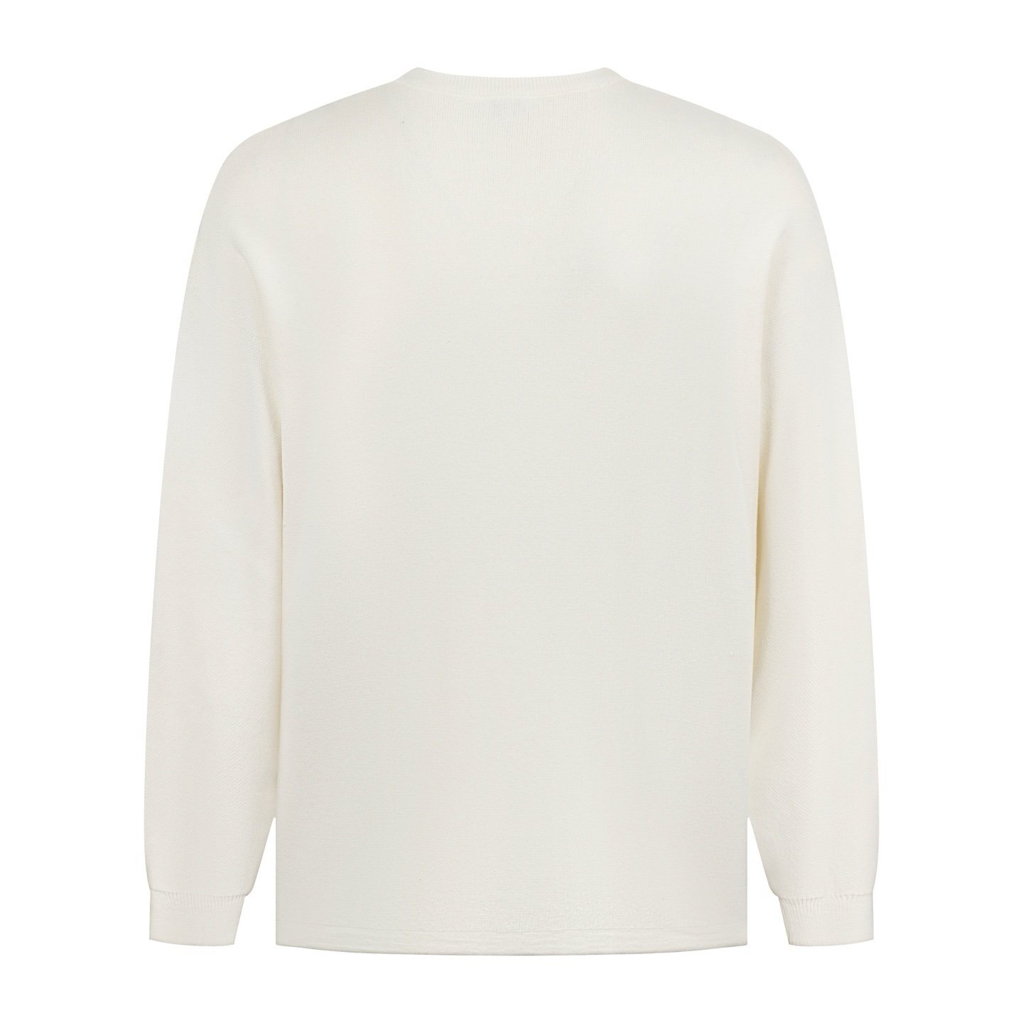 Loewe Anagram Sweater In Cotton Blend White - Afbeelding 2