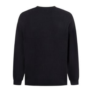 Alternative view of Loewe Anagram Sweater In Cotton Blend Black
