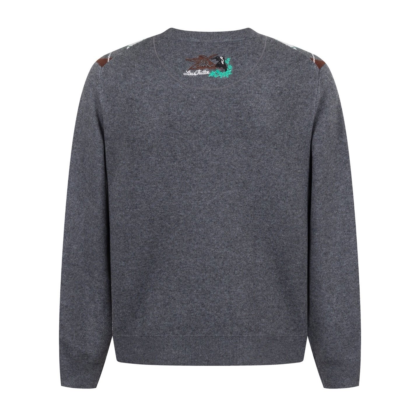 Louis Vuitton Argyle Crewneck Grey - Afbeelding 2