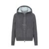 Dior Cashmere Hooded Jacket Grey