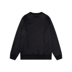 Alternative view of Prada Triangle Pattern Sweater In Black