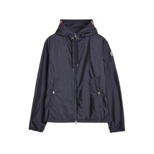 Moncler Grimpeurs Windbreaker Jacket In Navy Blue
