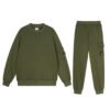 C.P. Company Light Fleece Tracksuit In Green