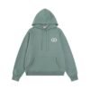 Dior CD Icon Hooded Sweatshirt In  Mint Green