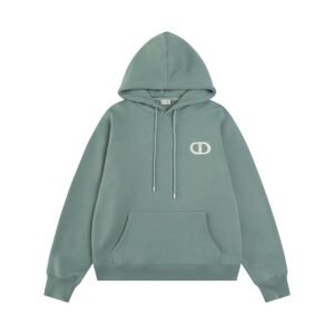 Dior CD Icon Hooded Sweatshirt In  Mint Green