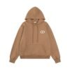 Dior CD Icon Hooded Sweatshirt In  Brown