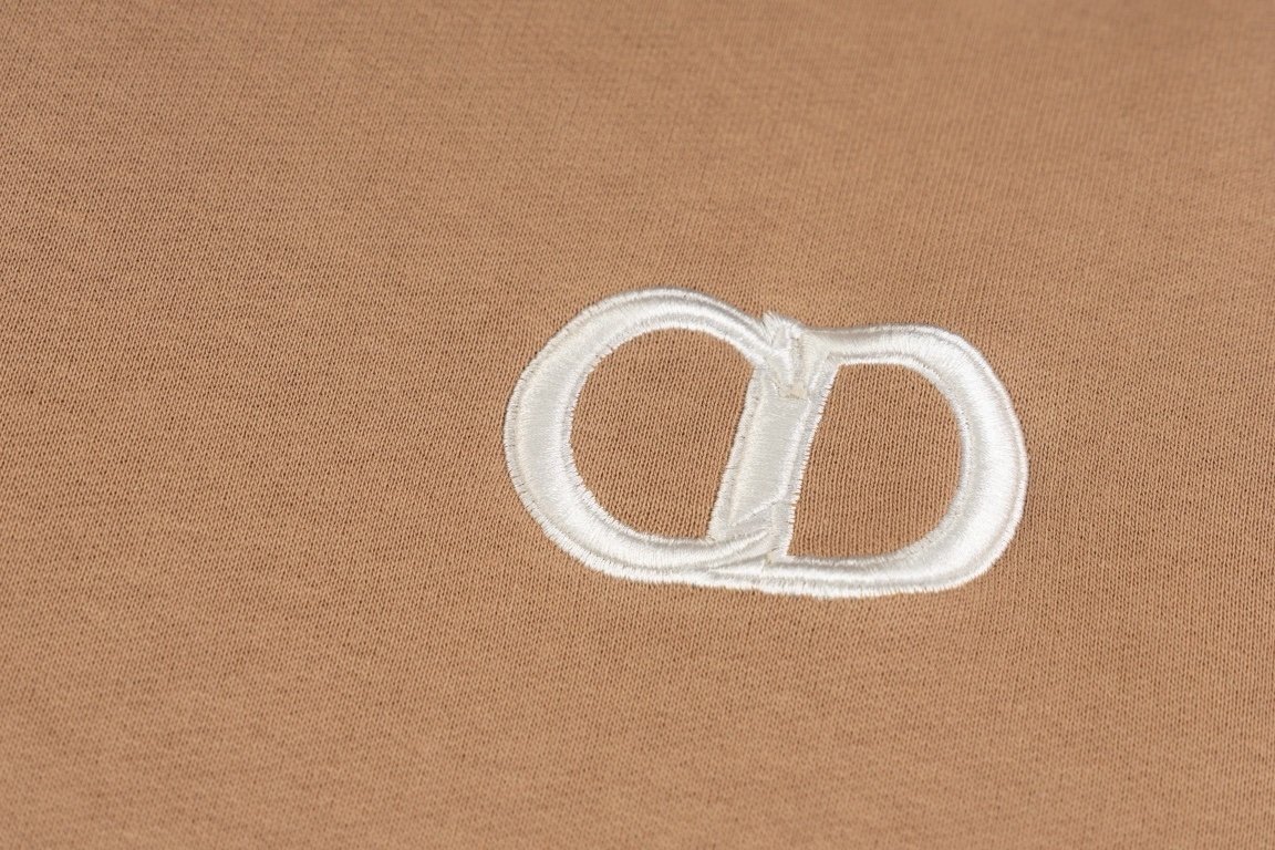 Dior CD Icon Hooded Sweatshirt In Brown - Afbeelding 3
