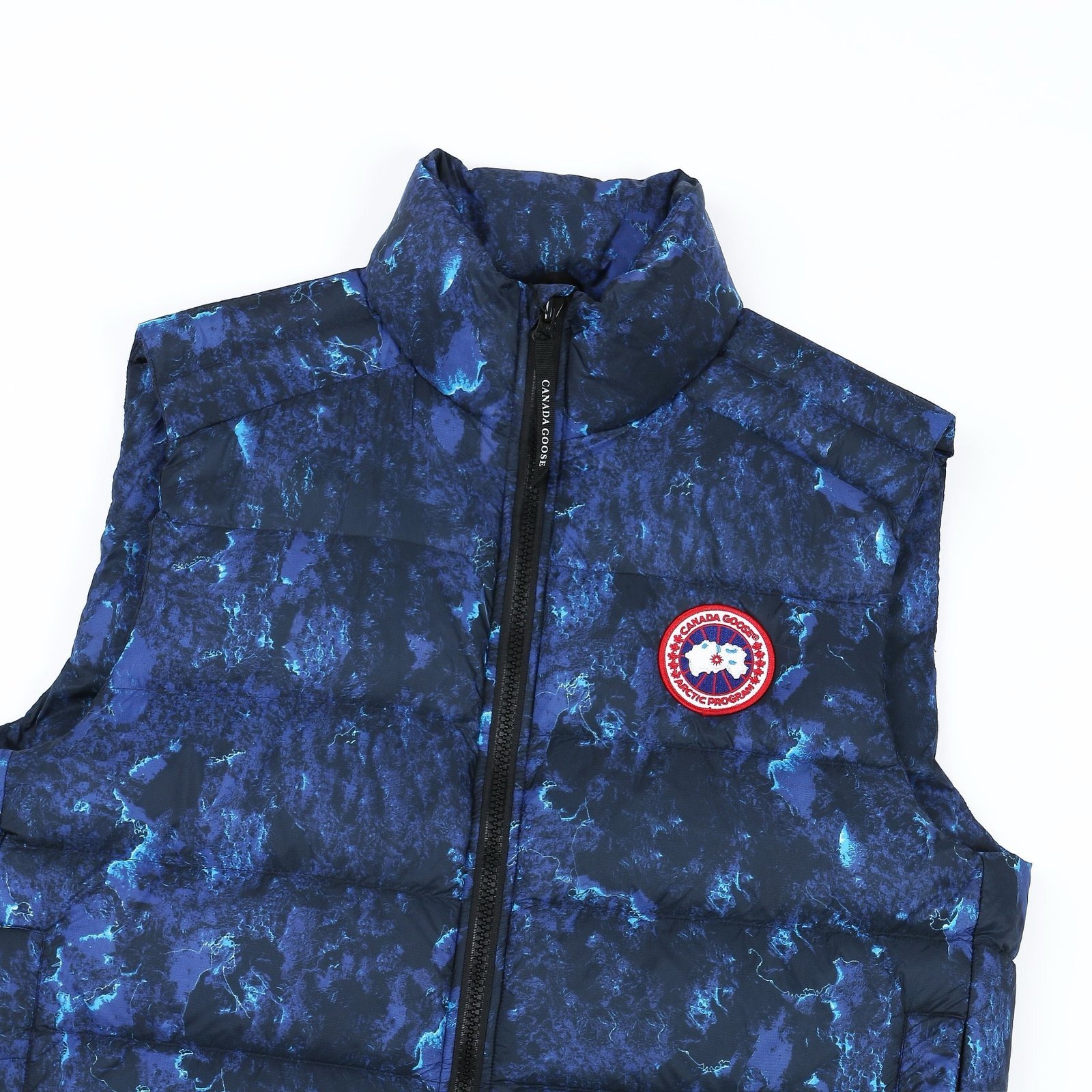 Canada Goose Crofton Down Bodywarmer In Blue Camouflage - Afbeelding 3