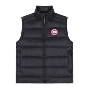 Canada Goose Crofton Down Bodywarmer In Black