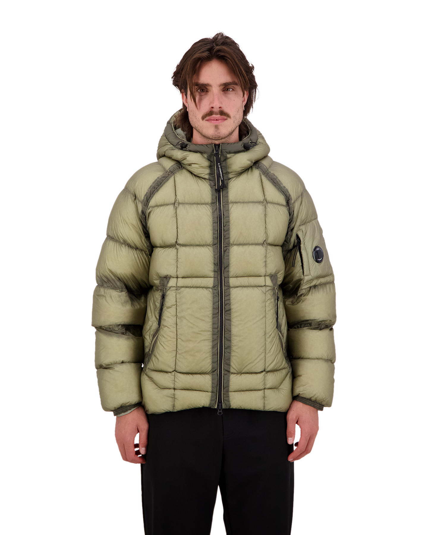 CP Company DD Shell Down Jacket Green - Afbeelding 5