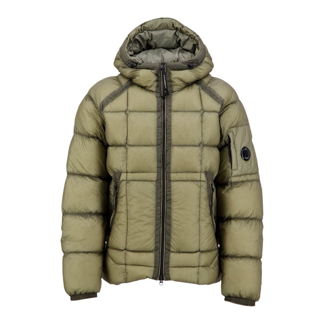 CP Company DD Shell Down Jacket Green