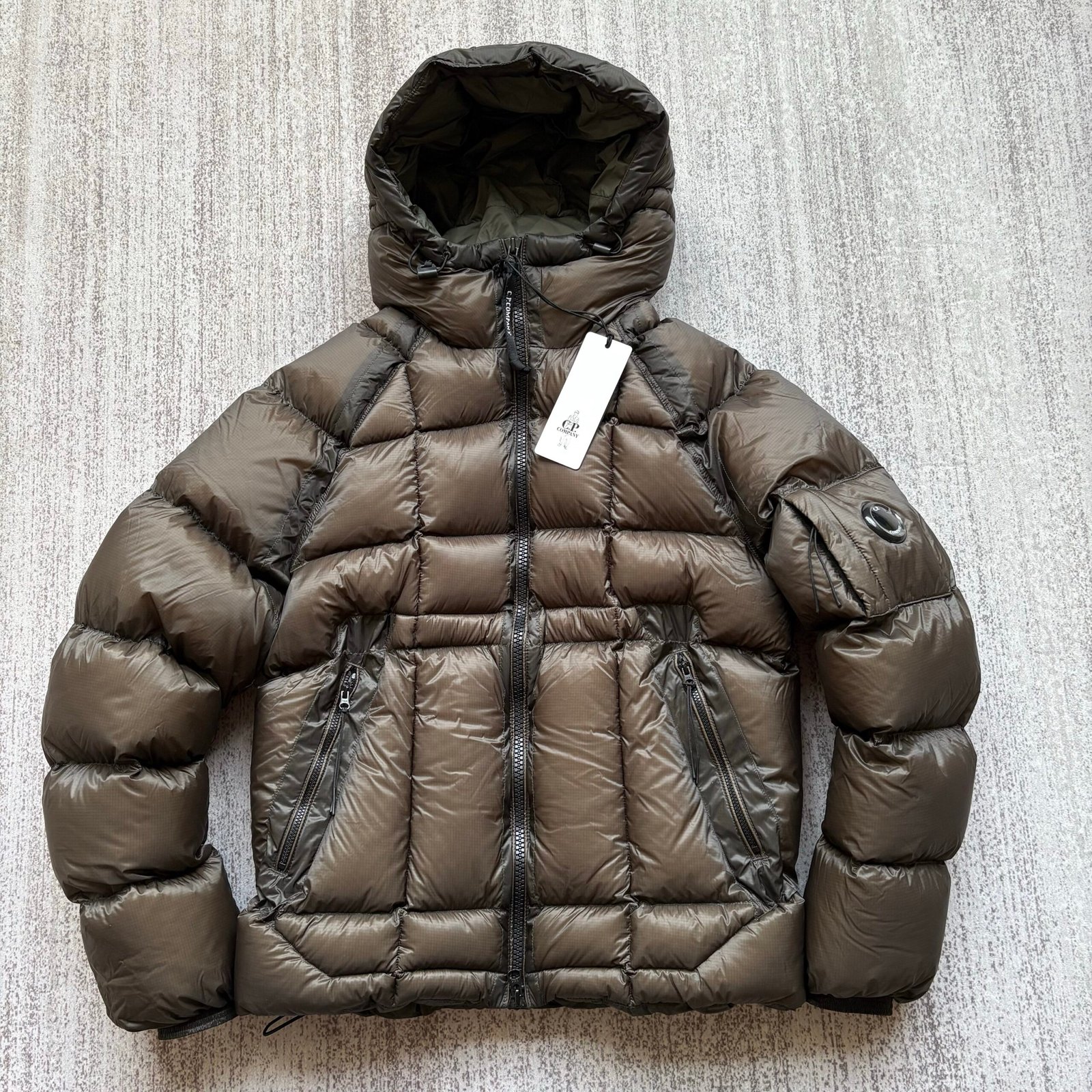 CP Company DD Shell Down Jacket Green - Afbeelding 3