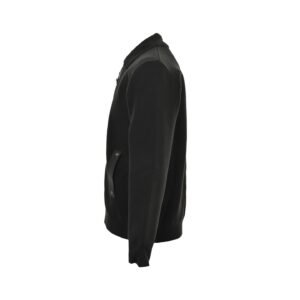 Alternative view of Louis Vuitton Knit Blouson With Leather Details In Black