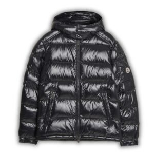 Moncler Maya  Hooded Down Jacket Black
