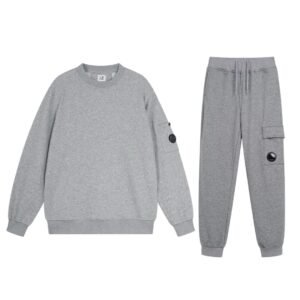 C.P. Company Light Fleece Tracksuit In Grey