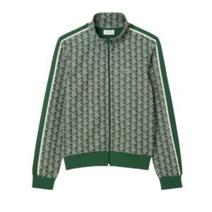 Alternative view of Lacoste Jacquard Monogram Tracksuit In Green