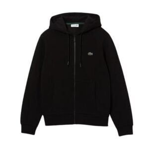 Alternative view of Lacoste Zip Hoodie Tracksuit In Black