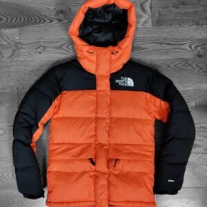 Alternative view of The North Face Himalayan Down Jacket In Orange/Black