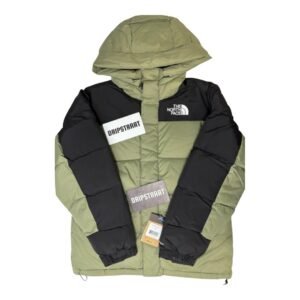 The North Face Himalayan Down Jacket In Green/Black