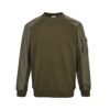 Moncler Olive Green Cotton Blend Sweatshirt
