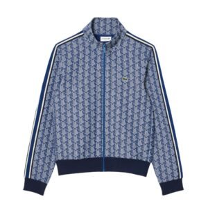 Alternative view of Lacoste Jacquard Monogram Tracksuit In Blue
