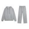 Alo Yoga Accolade Cotton-Blend Tracksuit Grey