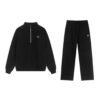 Alo Yoga 1/4 Zip Tracksuit Black
