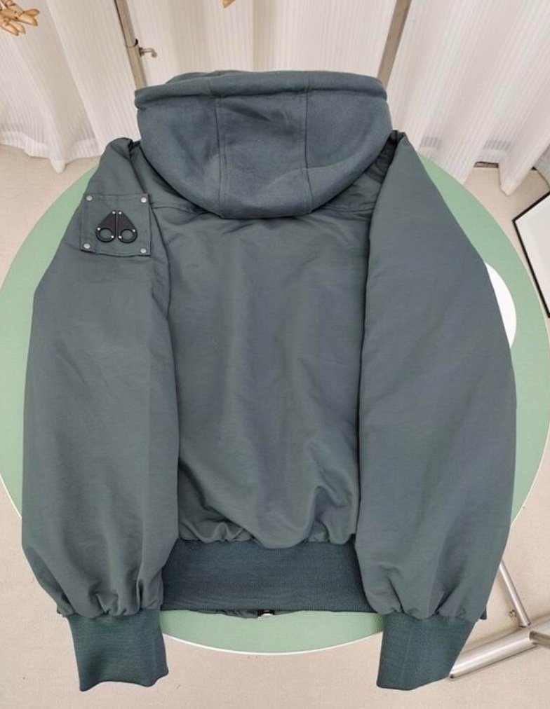 Moose Knuckles Oxley Bomber Jacket In Grey - Afbeelding 3